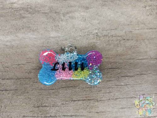 Medaglietta personalizzata con QRCode Arcobaleno