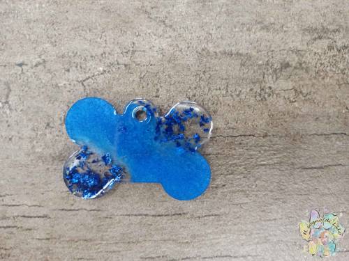 Medaglietta personalizzata con QRCode Blu Oceano2