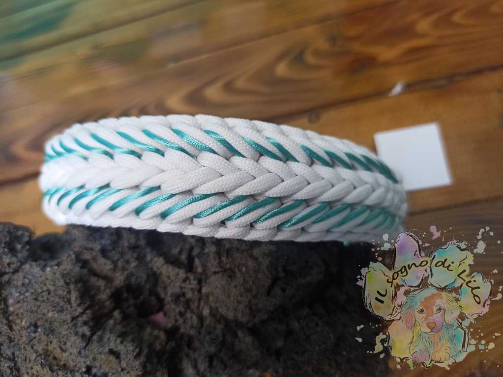 Collare in Paracord Treccia