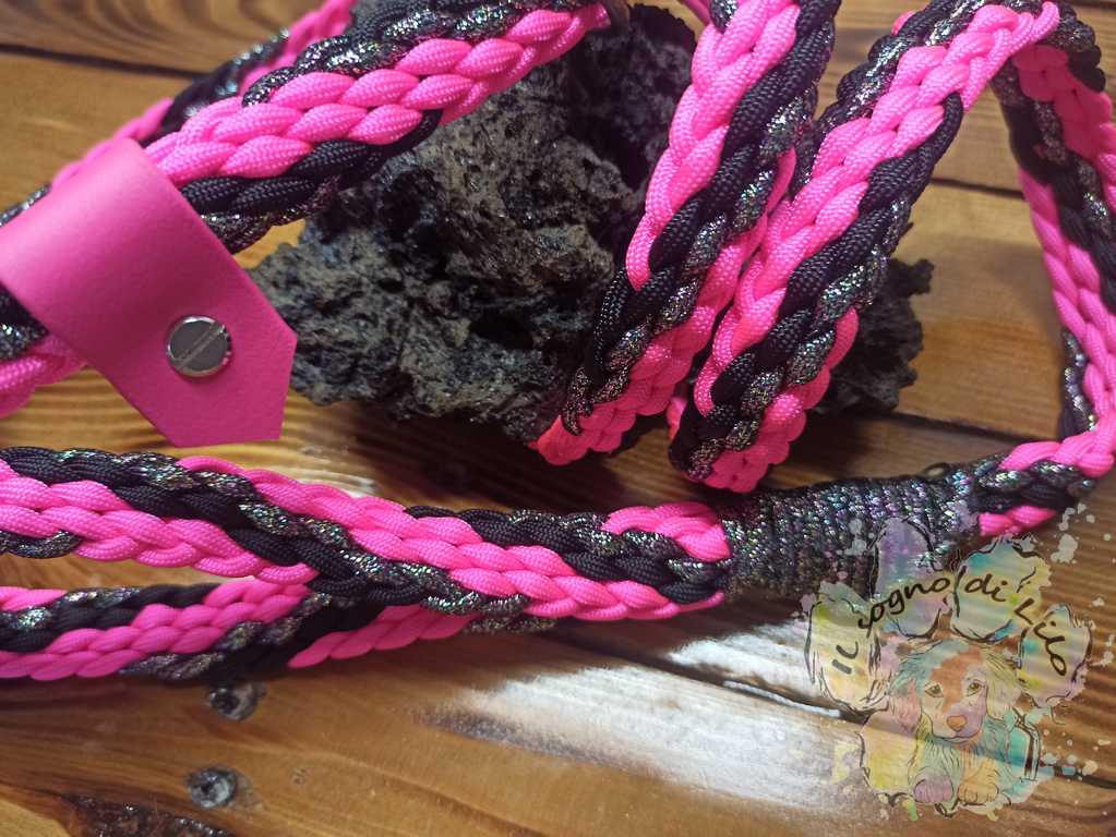 Retriever in paracord fuchsia passion - immagine 2