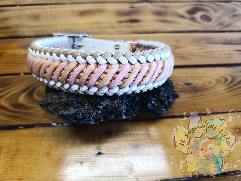 Collare in Paracord Lilo Caramella - immagine 2