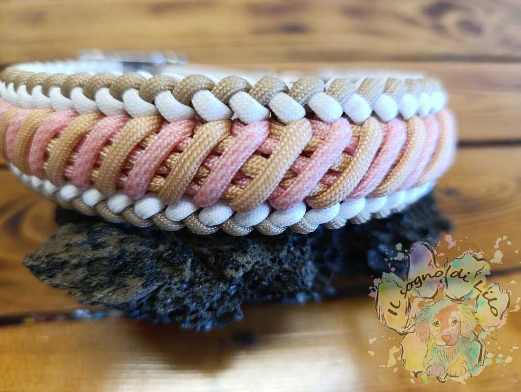 Collare in Paracord Lilo Caramella - immagine 3